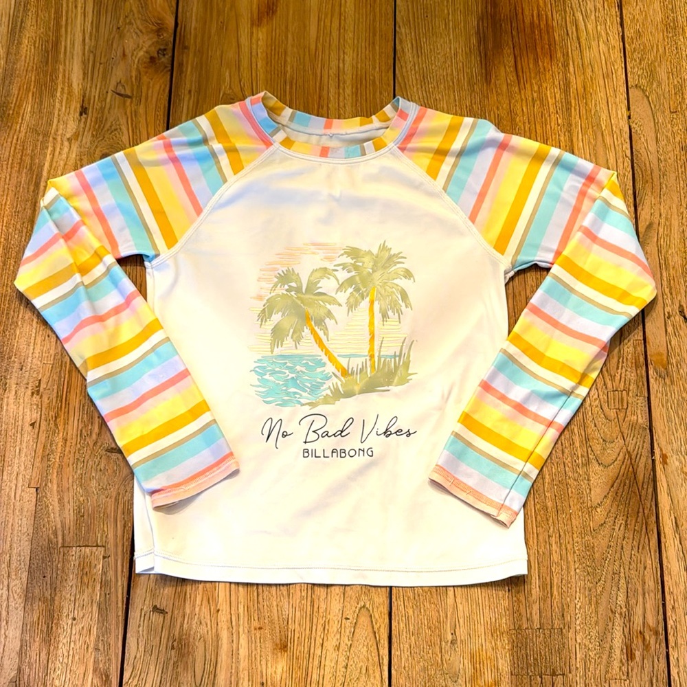 Girls Billabong rashguard. No bottoms.